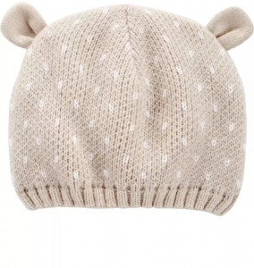 knit bear cap