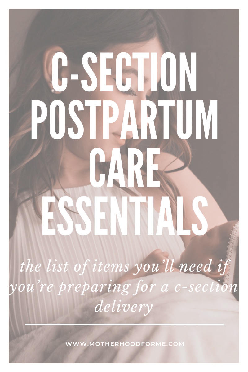 c-section recovery list