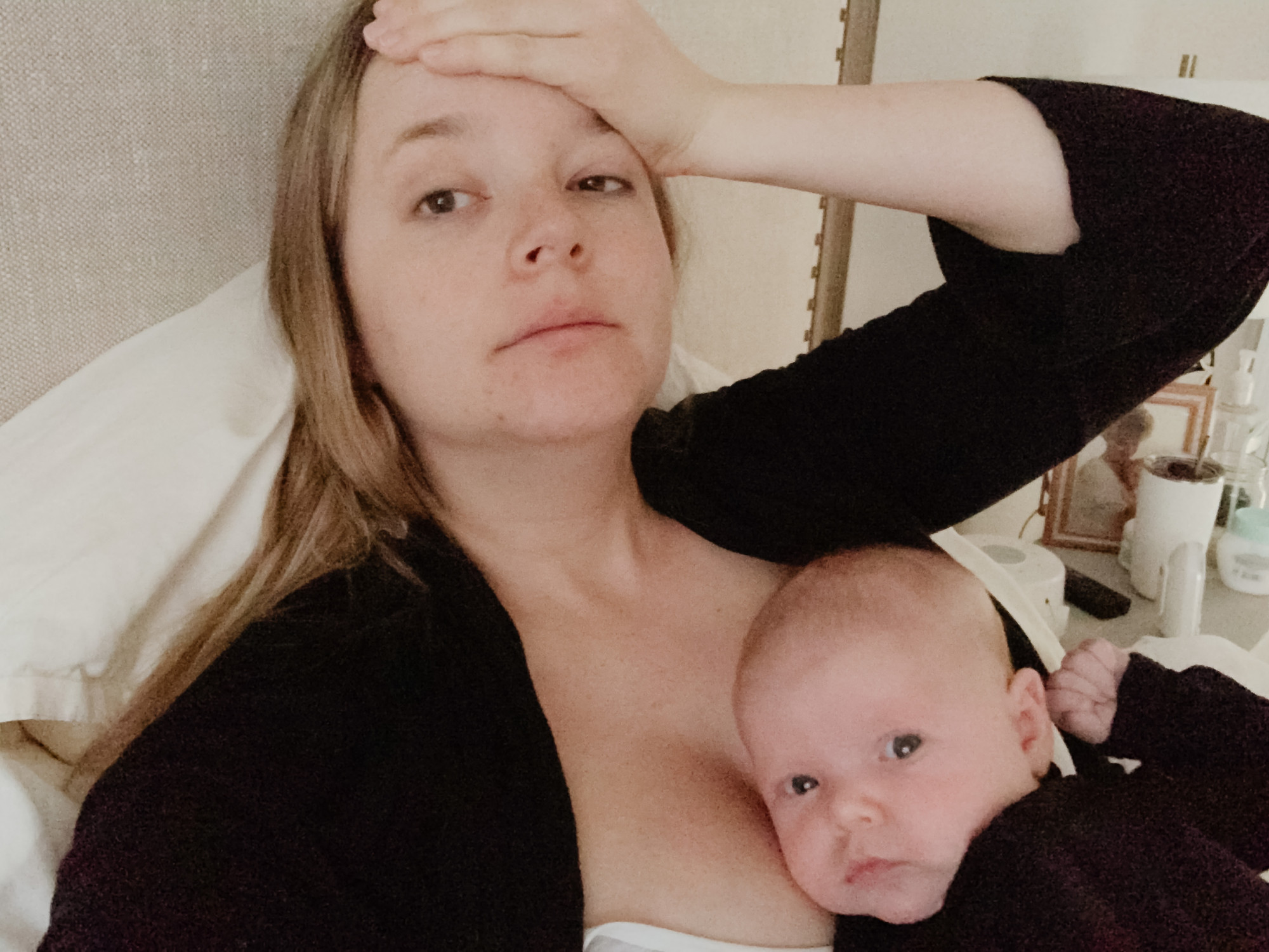 breastfeeding journey mom and baby