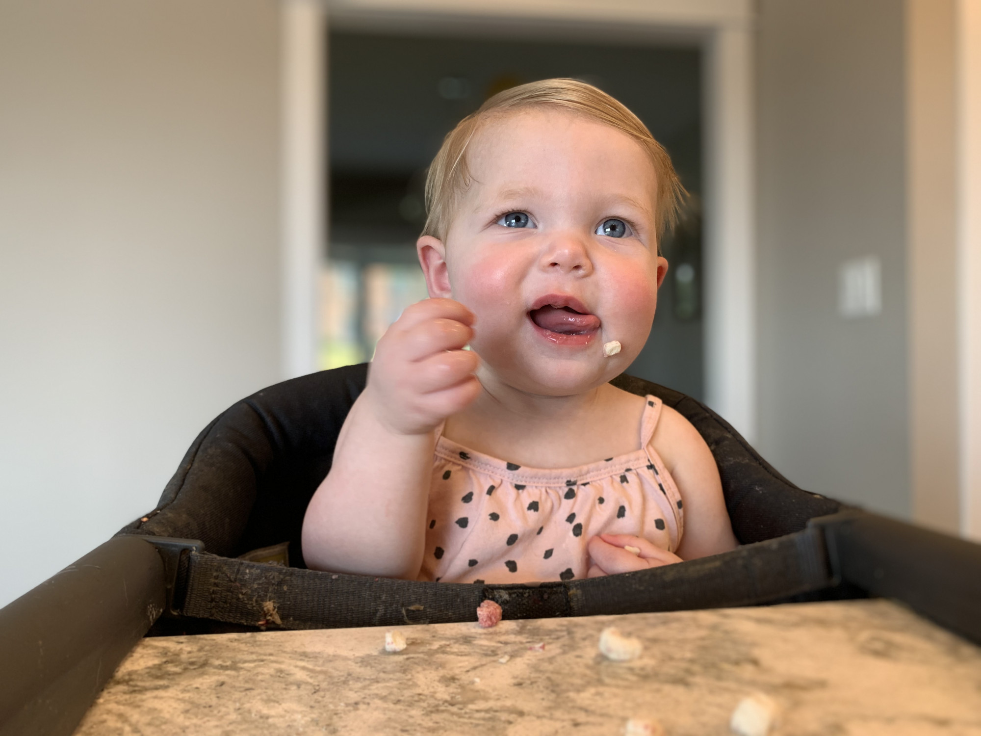 baby eating - life updates
