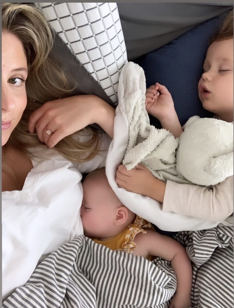 mother and two young daughters